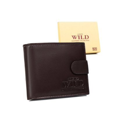 1296157 2 always wild tmave hneda panska penezenka z hovezi kuze a274 velikost one size