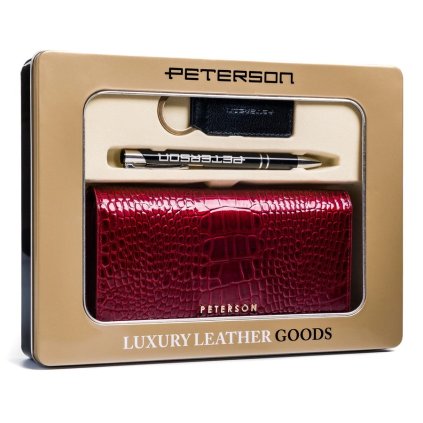 eng pl Gift set in a decorative box wallet pen and keychain PTN ZD17 Peterson 11265 2