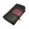 Stylová dámská peněženka černá přední strana