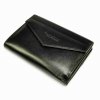 Černá kožená dámská peněženka přední strana