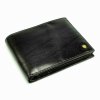 Černá pánská kožená peněženka přední strana