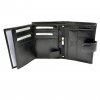 Pánská peněženka černá kožená