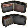 Kožená peněženka pánská malá kapsy na karty a doklady
