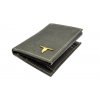 Pánská peněženka kožená šedá - 1