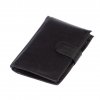 Pánská peněženka černá s přezkou