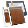 eng pl Leather wallet key ring gift set PETERSON PTN SET M N003 CHM 15840 2