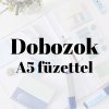 Dobozok A5 füzettel