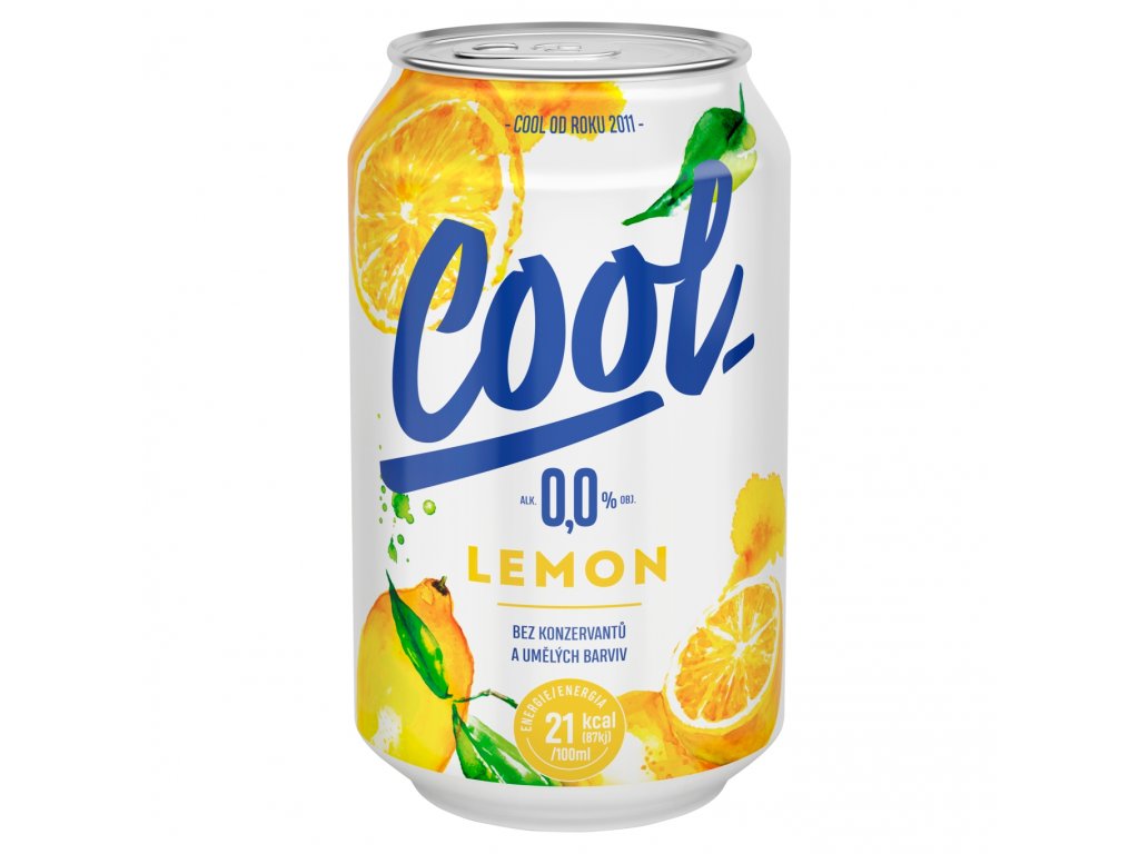 Cool nealko plech lemon  0.33 l