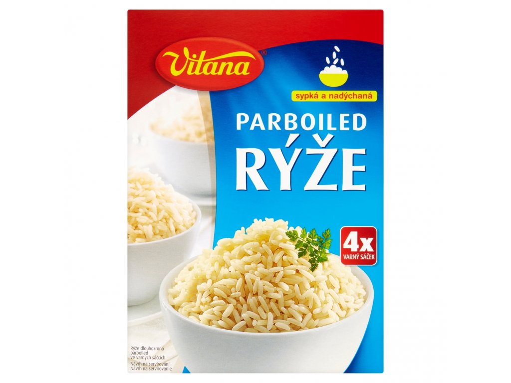 Rýže parboiled Vitana 4x100g, varné sáčky  400 g