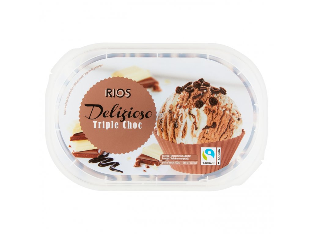 Zmrzlina Rios Delizioso Tripple Choc  900 ml