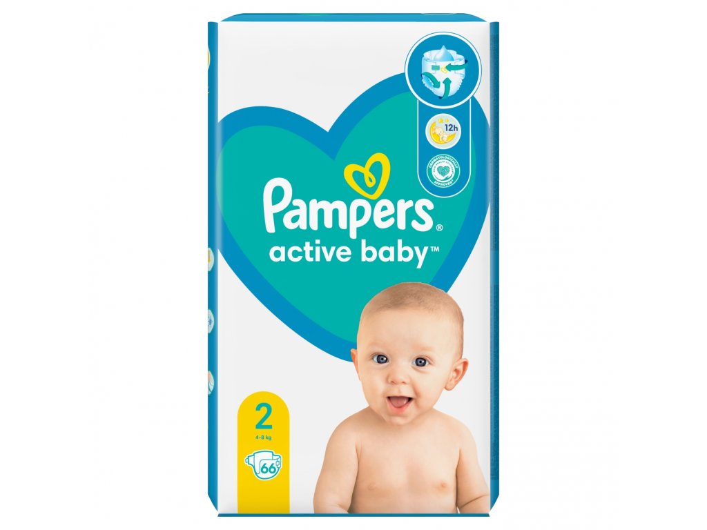 Plenky Pampers Active Baby mini S2  66 ks
