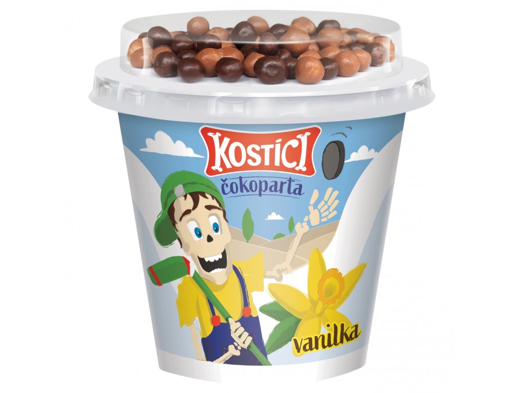 Jogurt Kostíci čokoparta, klauníci  1 ks