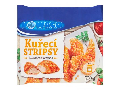 Stripsy kuřecí obalované Nowaco  500 g