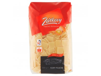 Těstoviny zvlněné fleky Zátka vaječné  500 g