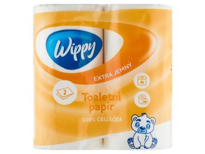 Toaletní papír Wippy 2 vrstvý  4 ks