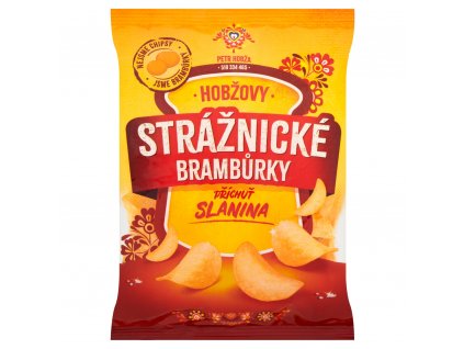 Strážnické bramborové lupínky se slaninovou příchutí  60 g