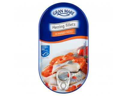 Filety ze sleďů v omáčce Gran Mare mix  200 g