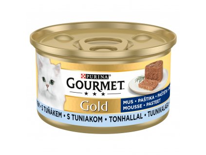 Konzerva pro kočky Gourmet Gold s tuňákem  85 g