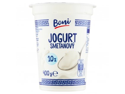 Smetanový jogurt bílý Boni  400 g