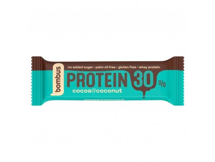 Tyčinka 30% protein Bombus cocoa & coconut  50 g