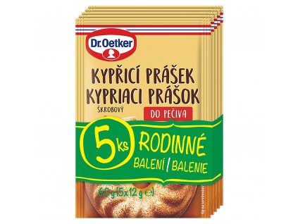 Kypřicí prášek do pečiva Dr.Oetker 5bal.  60 g