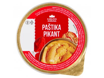 Paštika pikant Karlova Koruna  100 g