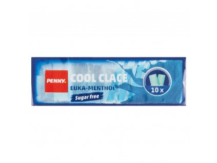 Žvýkačky Penny Cool Clace eukalyptovo-mentolové  14 g