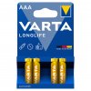 Baterie Longlife AAA Varta  4 ks