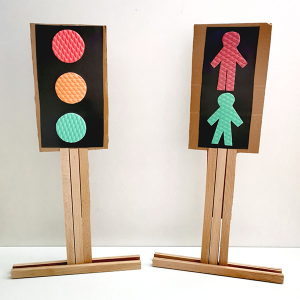 Tvoříme pro děti - Semafory z pěnovky a kartonu