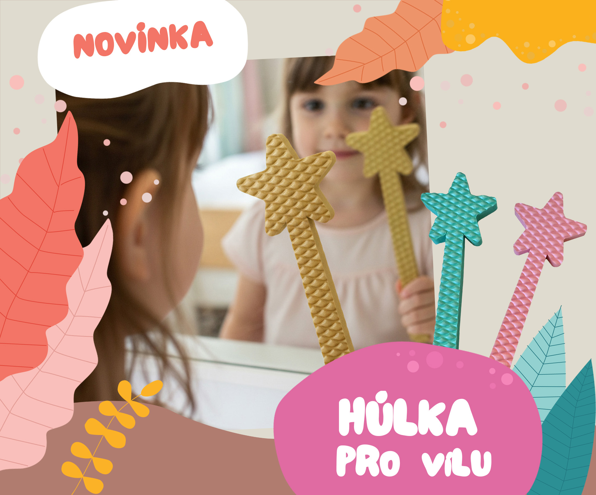 Hůlka pro vílu tel