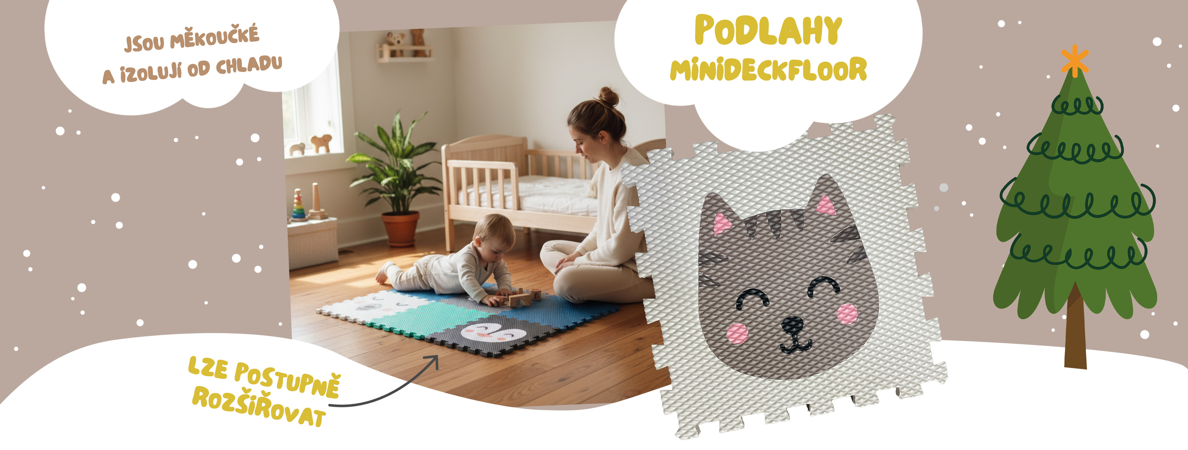 Minideckfloor - Vánoce