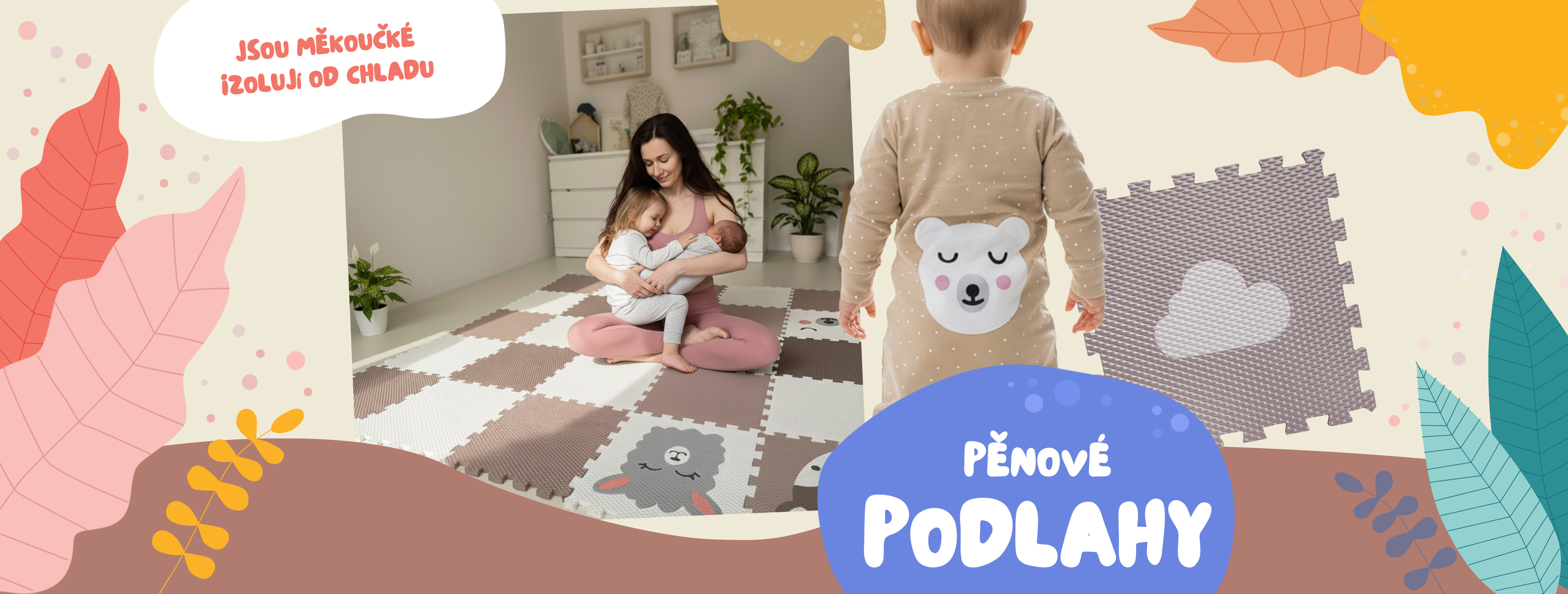 Pěnové podlahy nové
