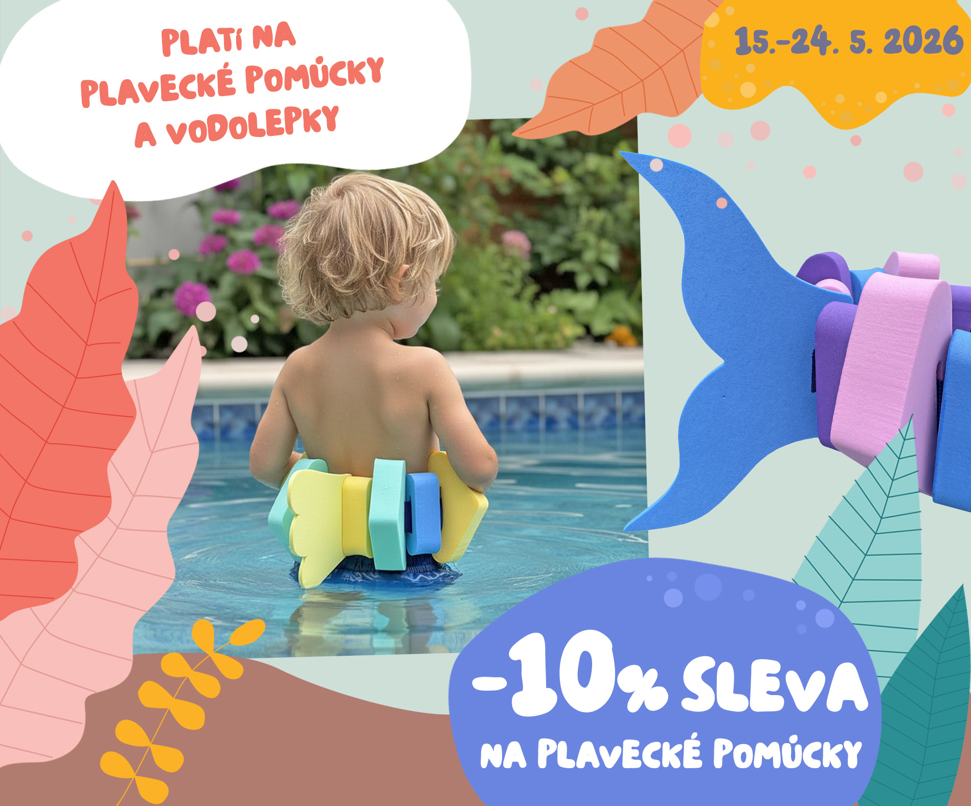Plavecké pomůcky AKCE tel