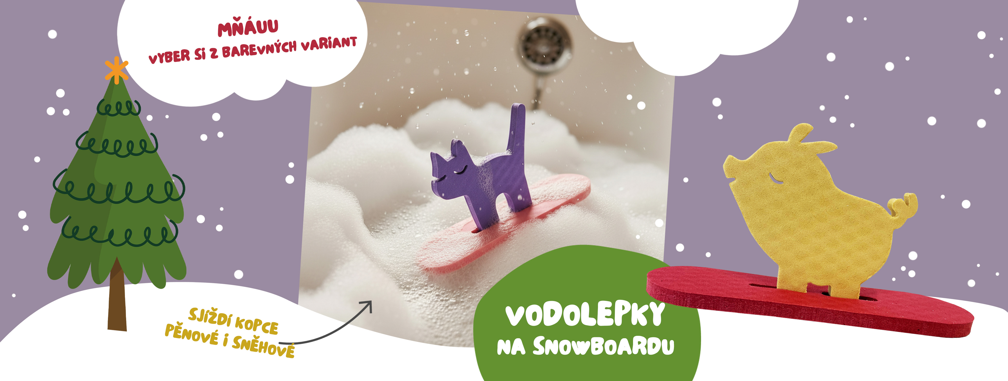 Vodolepky Vánoce