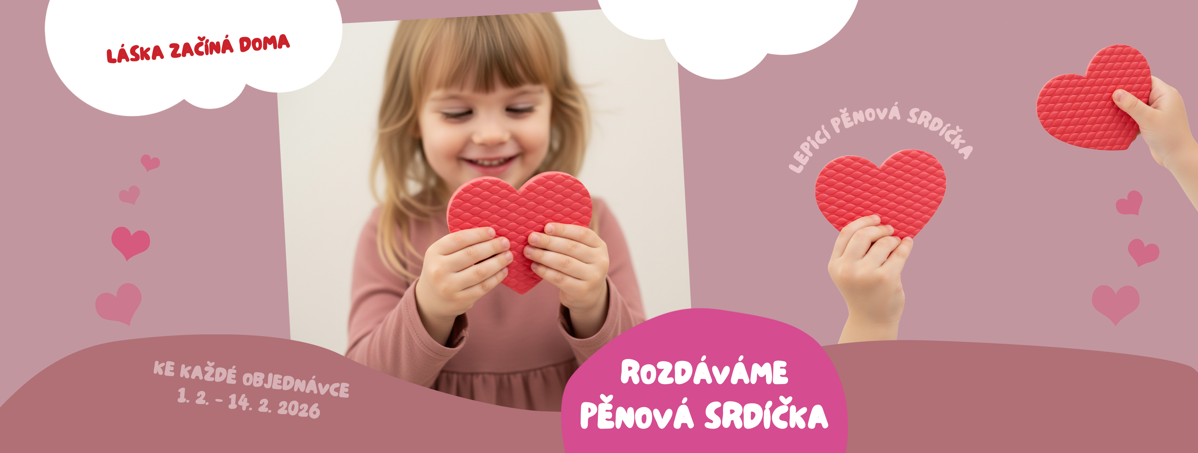 Srdíčka jako dárek