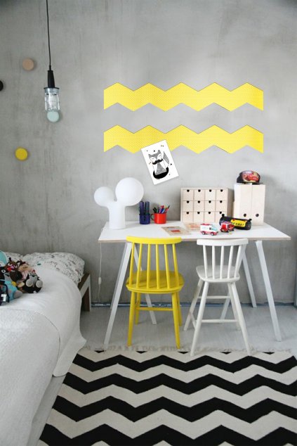 Ochrana stěn ZIG ZAG - 85 x 13,6 cm