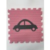 Puzzle podložka s výsekem - auto