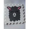 Puzzle podložka s výsekem - lama