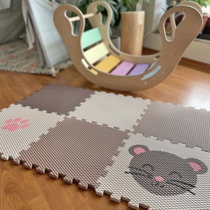 Minideckfloor 6 dielov - myš a labka 230089