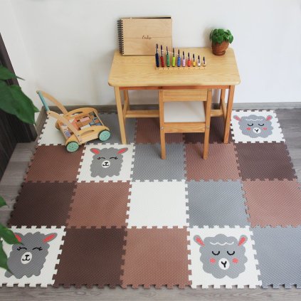 Minideckfloor 20 dielov - baran, lama 0119