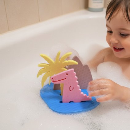 Penový ostrovček s krokodílom