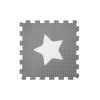 minideckfloor hvězda šedy s bilou