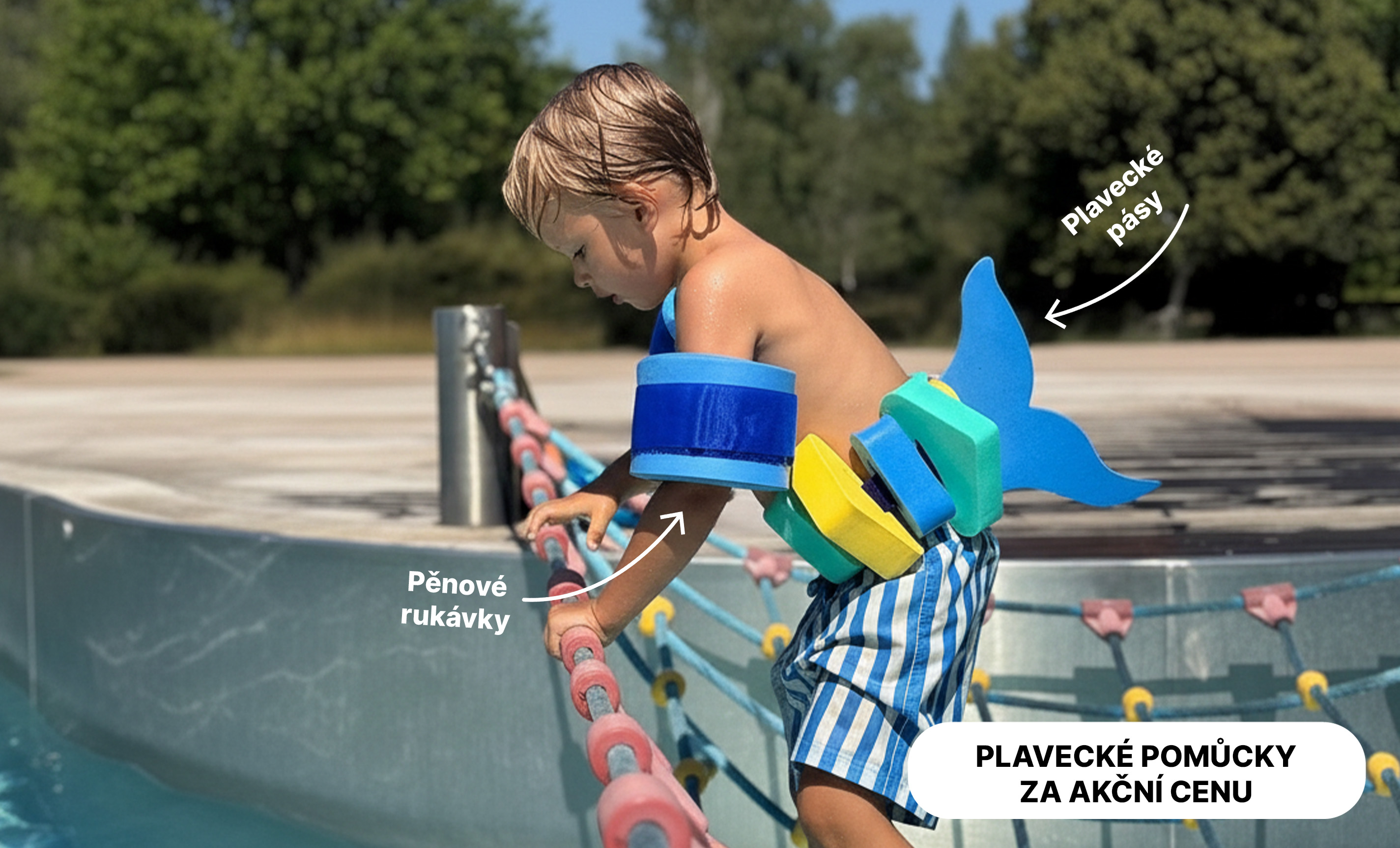 Plavecké pomůcky akční cena
