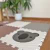 Puzzle podlaha 9 dílů - koala, lenochod a tlapka