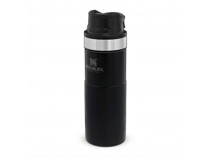 The Trigger-Action Travel Mug .47L / 16oz Matte Black Pebble