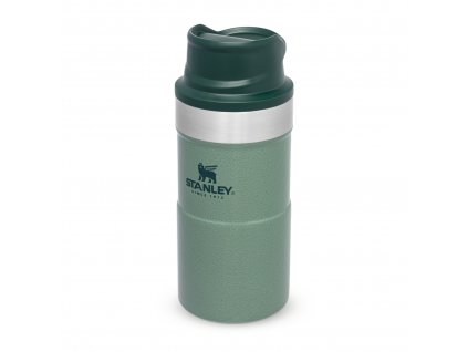 The Trigger-Action Travel Mug .25L / 8.5oz Hammertone Green