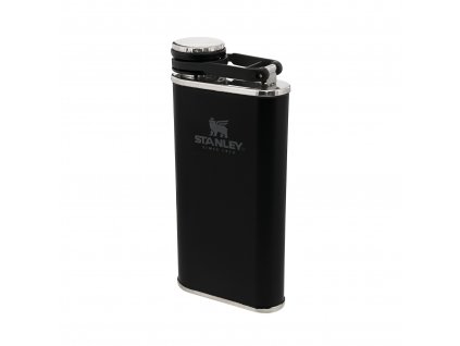 The Easy-Fill Wide Mouth Flask .23L / 8oz Matte Black Pebble