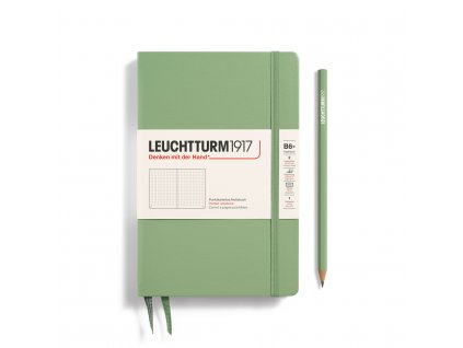 368503 LT1917 NB Paperback HC Salbei Dotted 20x20cm 150dpi