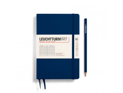 368510 LT1917 NB Paperback HC Marine Liniert 20x20cm 150dpi