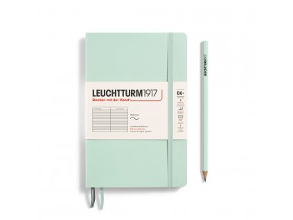 370322 LT1917 NB Paperback SC Mint Green Liniert 20x20cm 150dpi